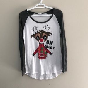 Christmas pyjama top